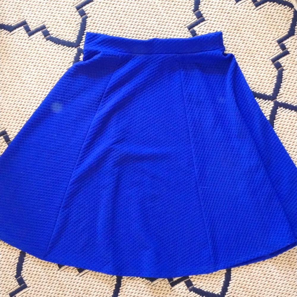 Colbalt blue shirt